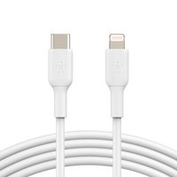 LIGHTNING/USB-C CABLE - PVC MFI 1M WHITE
