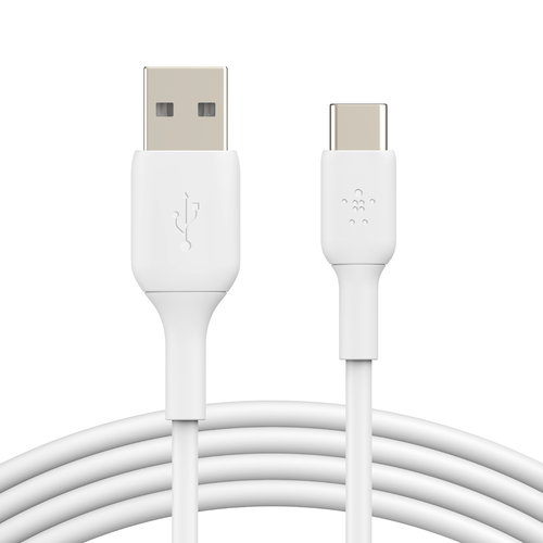USB-C/USB-A CABLE - PVC 1M WHITE