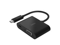 USB-C TO VGA-ADAPTER 60W - PD BLACK