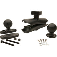 RAM MOUNT KIT FLAT CLAMP BASE - MED ARM 8.5IN BALL VEHICLE DOCK