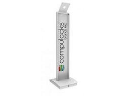 VESA BRANDABLE FLOOR STAND - - WHITE