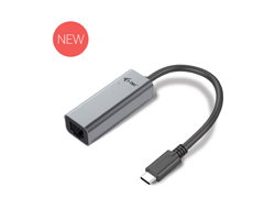 I-TEC USB-C METAL GLAN ADAPTER - RJ-45 SPACE GREY TB3 COMP.
