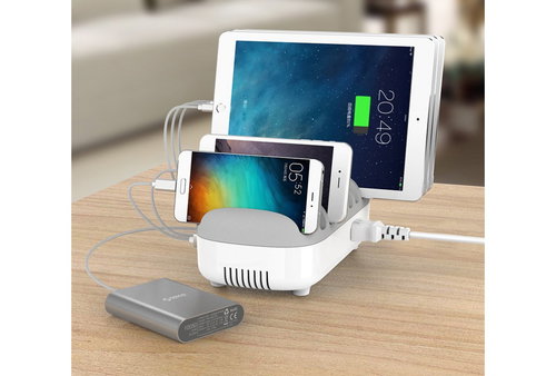 10 PORT USB MULTIPLE TABLET - CHARGING STATION.EU