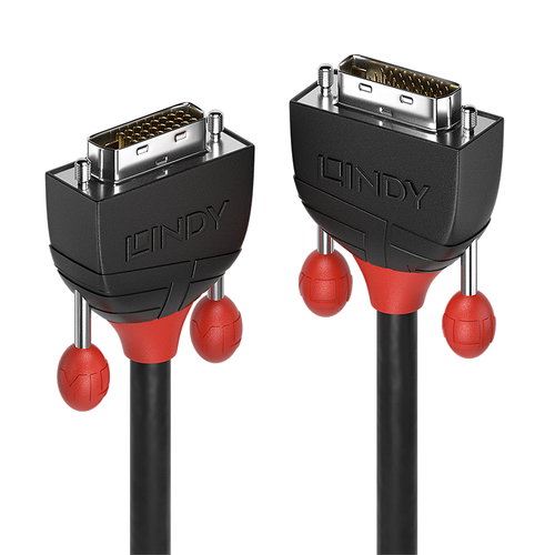 2M DVI-D DUAL LINK KABEL - BLACK LINE