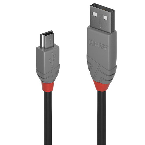 5M USB 2.0 TYP A AN MINI-B - KABEL ANTHRA LINE