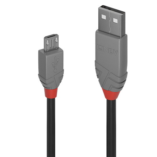 2M USB 2.0 TYP A AN MICRO-B - KABEL ANTHRA LINE