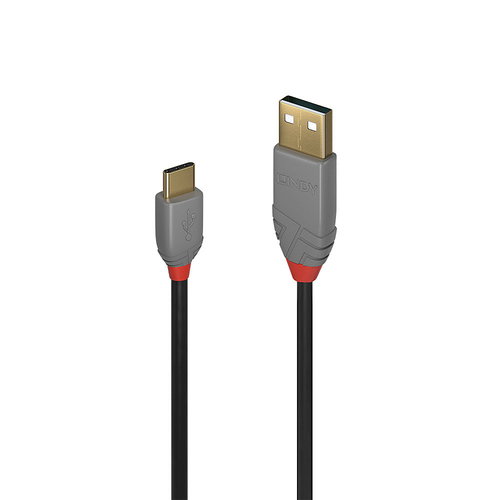 2M USB 2.0 TYP A AN C KABEL - ANTHRA LINE
