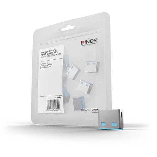 USB A PORT SCHLOSS - 1 STCK BLAU