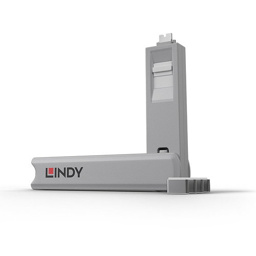 USB C PORT SCHLOSS - 4 STCK MIT SCHLSSEL WEI