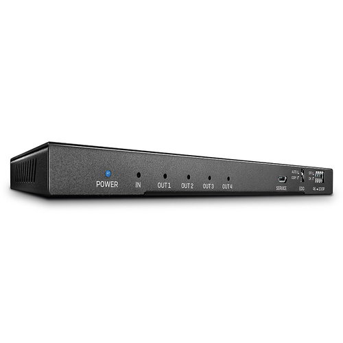 4 PORT HDMI 18G SPLITTER - MIT AUDIO DOWNSCALING