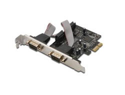 DIGITUS SERIAL INTERFACE CARD - 2-PORT PCIE