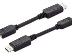 DISPLAYPORT ADAPTER CABLE - DP/M-HDMI TYPE A/F 0.15M GR