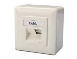 DIGITUS CAT 6A NETWORK OUTLET - CLASS EA FINERY VERTIKAL