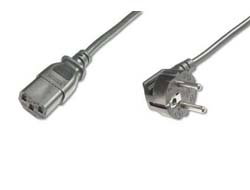 DIGITUS MAINS CABLE 5M - SCHUKO 90 DEGR: ANGLED