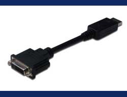 DIGITUS DISPLAYPORT ADAPTER - CABLE 015M DP/ST-DVI-I(24+5)/BU
