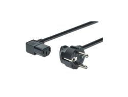 DIGITUS MAINS CONNECTION CABLE - SCHUKO - C13. 90 ANGLEDD