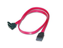 DIGITUS SATA CABLE L-TYPE - F/F 0.5M 90 L-ANGLED - STRAIGHT