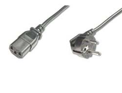 POWER CORD SCHUKO 0 75M - C13 H05VV-F3G 0.75QMM