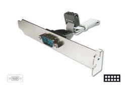 SERIAL SLOT BRACKET CABLE 0.25M - SERIAL DTK 2X5PIN