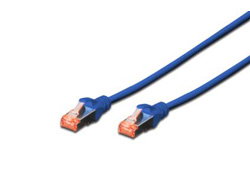 DIGITUS CAT 6A S-FTP PATCH CAB - LENGTH 1M COLOR BLUE