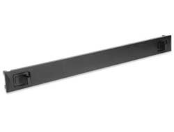 1U BLANK PANEL SNAP-IN - BLACK