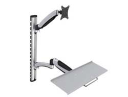 DIGITUS FLEXIBLE WALL MOUNT FOR - WORKSPACES FOR MONITOR+KEYBOARD