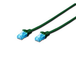 DIGITUS CAT6A S-FTP PATCH CABLE - LSZH AWG 26/7 LENGTH 0.25 M GREE
