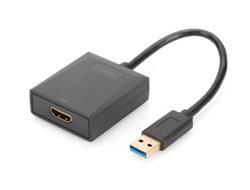 DIGITUS ADAPTER USB3.0 TO HDMI - OUT HDMI UP TO 1080P