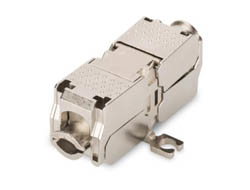 CAT6A FIELD TERMINATION COUPLER - 500 MHZ SHIELDED 26X35X80MM