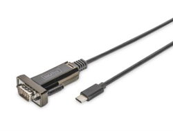 USB TYPE C TO SERIAL ADAPTER - CONVERTER DSUB 9M 1M LENGTH