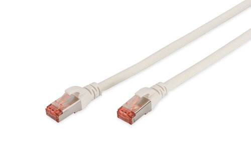 CAT 6 S/FTP PATCH CABLE - CU LSZH AWG 27/7 1 M WHITE