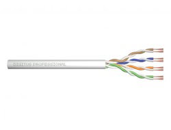 CAT 6A U/UTP PATCH CABLE RAW - 100M AWG 26/7 LSZH GREY