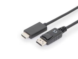 DP ADAPTER CAB.DP - HDMI TYPE A - M/M 1M W/INT.1.2HDMI 2.0 4K/60HZ