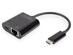 USB TYPE-C GIGABIT ADAPTER PD - WITH POWER DELIVERY FUNCTION