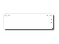 SLP-1RL WHITE LABEL 28X89MM - 130 LAB/ROLL.100 ROLL/BOX
