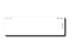 SLP-2RL WHITE LABEL 28X89MM - 130 LAB/ROLL.2 ROLL/BOX