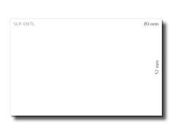 SLP-ENTL WHITE TAG 57X89MM - 250 TAGS/ROLL 1 ROLL/BOX