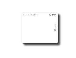 SLP-STAMP1 WHITE LABEL 36X42MM - 485 LAB/ROLL 2 ROLL/BOX