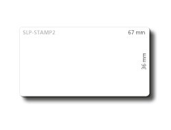 SLP-STAMP2 WHITE LABEL 36X67MM - 310 LAB/ROLL 2 ROLL/BOX