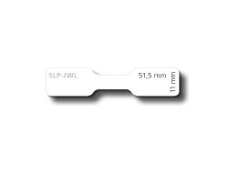 SLP-JWL WHITE LABEL 11X51.5MM - 525X2 LAB/ROLL 1 ROLL/BOX