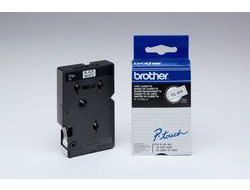 TC-201 LAMINATED TAPE 12MM - F/ PT BLACK ON WHITE