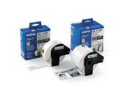 DK ROUND SINGLE ROLLS WHITE - F/ QL550/-1050 1000CPS/RL