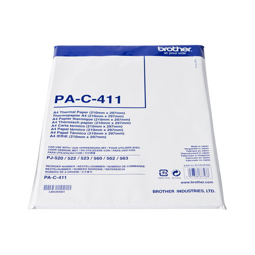 PA-C-411 THERMOPAPER 100 BL. A4 - F/ PJ-6XX