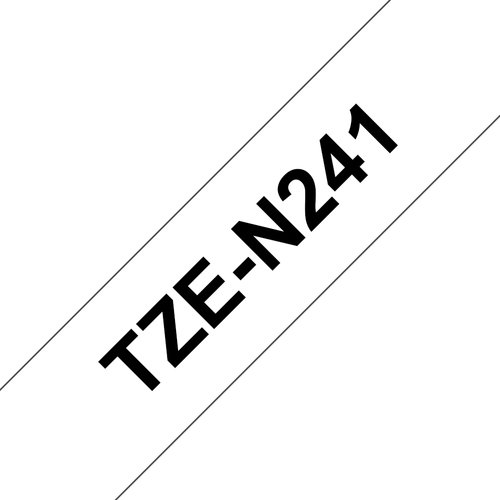 TZE-N241 NON-LAMIN. TAPE - 18MM 8M BLACK ON WHITE