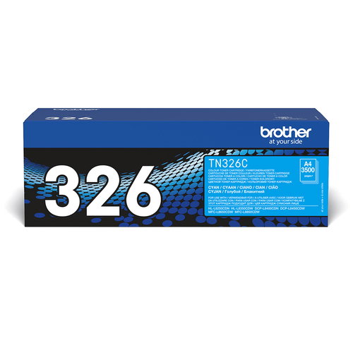 TN-326C TONER CARTRIDGE CYAN - F/ HL-L8250CDN 3500PGS