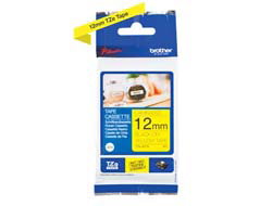 TZE-631S LAMINATED TAPE 12 MM - BLACK ON YELLOW