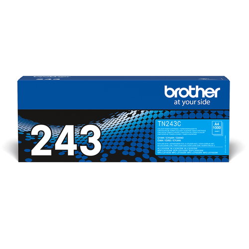 TN-243C TONER CYAN 1000 PAGES - F/ DCP-L3510CDW L3550CDW