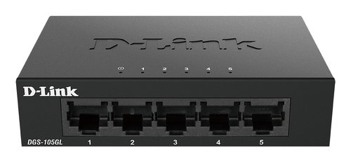 SWITCH 5 PORTS GIGABIT METALLIC -