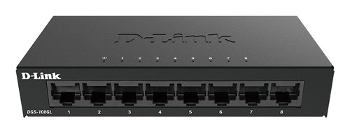 SWITCH 8 PORTS GIGABIT METALLIC -