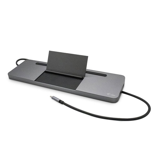I-TEC USB-C 3XLCD DOCK W/ PD85W - METAL LOW PROFILE 3X LCD DOCK